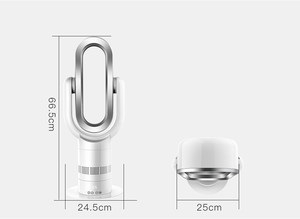 Ventilador de Mesa Pequeño sin Aspas, Enfriador de Aire, Calefactor con Cerámica PTC, Rotación de 180 Grados, Múltiples Velocidades - Product Image 6