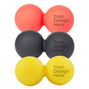 Bola Pijat Kacang Punggung Gulung Pijat Kaki Tangan Latihan Mobilitas Yoga Logo Khusus dengan Logo - Product Image 1