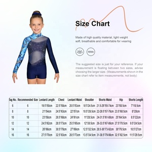 Conjunto de Leotardo con Pantalones Cortos y Diadema para Niñas de 6 a 16 Años, para Competencia de Baile Latino, Gimnasia y Actuaciones de Danza - Product Image 6