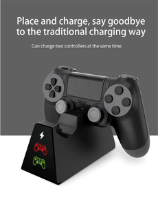 DOBE TP4-19012 Sạc <span class=keywords><strong>Dock</strong></span> Cho <span class=keywords><strong>PS4</strong></span> Pro Slim <span class=keywords><strong>Charger</strong></span> Cơ Sở Đối Với <span class=keywords><strong>PS4</strong></span> Pro Sạc Kép - Product Image 2