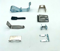 Pinces à ressort en acier inoxydable et cuivre personnalisées, en forme de V et de U, pour plaques, avec surface électrolytique