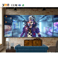 Écran LED Yake Ultra Mince COB 16:9 P0.6 P0.9 P1.2 P1.5 pour Mur Vidéo Intérieur, Écran d'Affichage LED à Pas de Pixel Fin Sans Soudure, Idéal pour les Jeux (Pantalla)