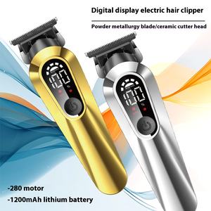 เครื่องตัด<span class=keywords><strong>ผม</strong></span><span class=keywords><strong>ไฟ</strong></span>ฟ้าแบบใช้พลังงานจาก USB พร้อมหน้าจอดิจิตอล มัลติฟังก์ชั่น สำหรับร้านเสริมสวย ใช้ได้กับผู้ชาย ใบมีดสแตนเลส สำหรับใช้ในบ้านและโรงแรม - Product Image 4