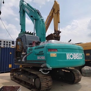 Excavadora de orugas hidráulica Kobelco de 20 toneladas usada, máquina de excavación SK210 y SK220 con componentes de rodamiento de núcleo - Product Image 1