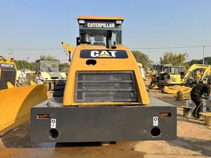 Rodillo Vibratorio de un Solo Tambor Caterpillar CS-683E Usado, Compactador Original de EE. UU. para Construcción de Carreteras - Product Image 2