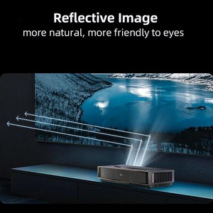 S1 Pro <b>Projector</b> 4K, Full Triple <b>Projectors</b> TV <b>With</b> Fresnel Screen DTS/Doby Sound UST Lens Home Video Beamer S1 Pro Hi - Product Image 5