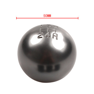 Aluminium Alloy Car <b>Gear</b> <b>Knob</b> Round Manual Transmission Shift <b>Knob</b> 5 6 Speed Rustproof Universal Fit - Product Image 3