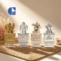 Botol Parfum GaoChuang Mewah 30ml Desain Malaikat Asli Gaya Kolom Romawi Patung Antik Botol Parfum Kosong