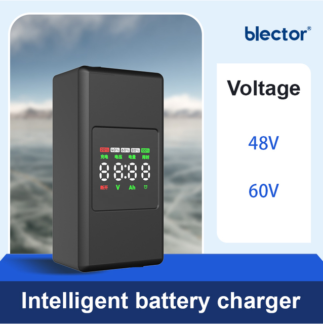 High-Performance 60V 3A Automatic Power-Off Lead-Acid Motorcycle Battery Charger OEM ODM Factory T300A-6003 ABS Plastic