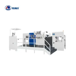 Automatic deep embossing bronzing die cutting machine press paper machine