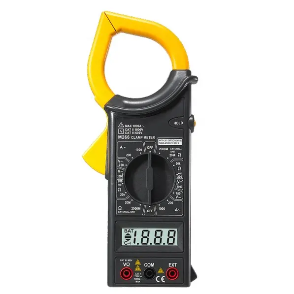 2019ราคาต่ำดิจิตอล Ce Clamp Meter 266,Ac แอมแปร์แคลมป์เมตร M266ที่มีราคาโรงงาน