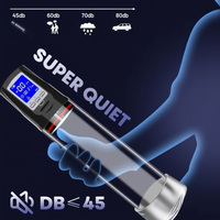 Pompe à vide automatique améliorée pour masturbation, 5 modes, avec assistance électrique pour l'érection, en forme de biberon souple et réaliste