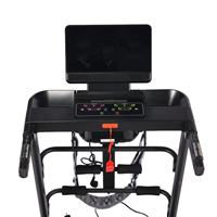 Tapis roulant électrique pliable portable à prix d'usine, 2,5 CV, inclinaison automatique, grande bande de course, capteur de fréquence cardiaque, capacité de 120 kg