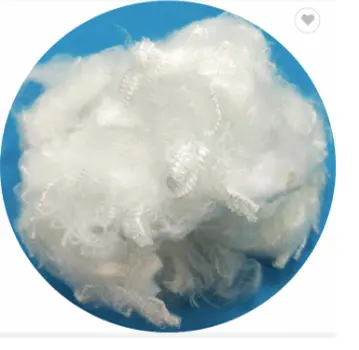 Fine 0.89D 0.56D Microfiber Polyester Staple Fiber For Sound Absorbing Cotton Filter Cloth