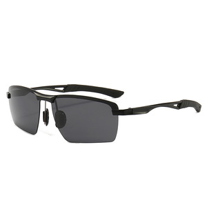Lunettes de soleil rectangulaires polarisées photochromiques UV400 pour hommes, conduite, pêche, sports de plein air, vision nocturne, anti-éblouissement, légères - Product Image 5