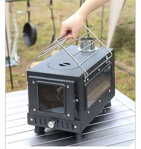 Nuovo Arrivo: Fornello da Tavolo in Acciaio Inox, Braciere Portatile, <span class=keywords><strong>Stufa</strong></span> <span class=keywords><strong>a</strong></span> <span class=keywords><strong>Legna</strong></span> per Cucina all'Aperto e Campeggio - Product Image 4