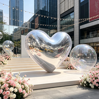 Cœur gonflable géant personnalisé en PVC pour événements professionnels, mariages, Saint-Valentin, fêtes, publicité gonflable