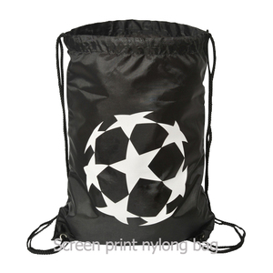Borsa con coulisse per zaino con coulisse colorata personalizzata del venditore per l'uso dello Shopping regalo - Product Image 3