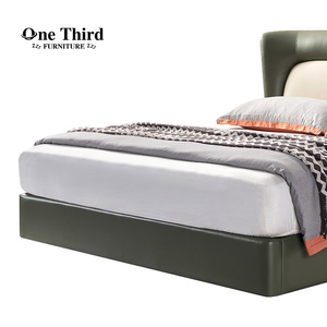 ชุดห้องนอนเตียงนุ่มหุ้มเบาะไม้สไตล์โมเดิร์นหรูหราสำหรับโรงแรม - Product Image 3