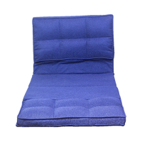 Canapé-lit moderne pliable en tissu, dossier réglable, confortable, soutien dorsal, polyvalent pour salon et chambre