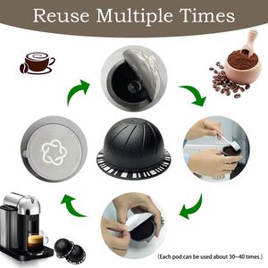 Cápsulas de Café Reutilizables y Recargables VertuoLine (<span class=keywords><strong>150</strong></span>/230ml 1 ud. Compatible con Máquinas Vertuo) - Product Image 5