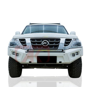 Cabrestante de parachoques delantero de aluminio, prémium, <span class=keywords><strong>Deluxe</strong></span>, Compatible con barras de toro para Nissan Patrol Y62 2016 + - Product Image 3