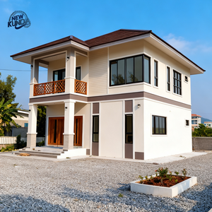 Villa préfabriquée en acier léger avec une belle apparence, incluant l'eau et l'électricité, à prix abordable - Product Image 2