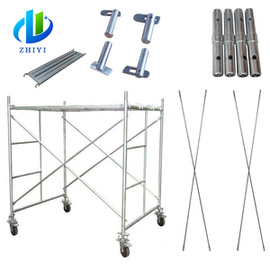 Cán giàn giáo nền tảng ý Tiêu Chuẩn Xây dựng di động khung bê tông ván khuôn Thang làm việc giàn giáo di động - Product Image 4