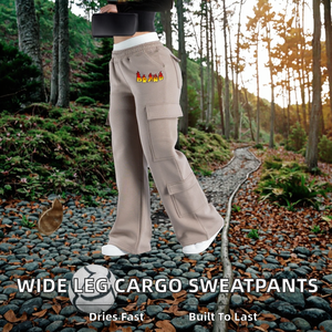 Pantalon de survêtement ample respirant de haute qualité, le plus vendu, avec poches cargo, taille élastique, style urbain, en tissu épais - Product Image 2