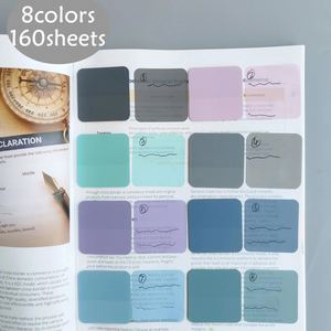 Morandi Customized Color Multifunction Clear Waterproof Translucent Sticky <b>Notes</b> Self-Adhesive PET Tabs for <b>Book</b> Annotating - Product Image 3