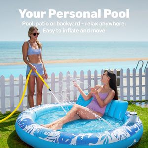 Piscina Gonfiabile per Abbronzatura con Cuscino, Materassino Galleggiante per Prendere <span class=keywords><strong>il</strong></span> <span class=keywords><strong>Sole</strong></span>, Lettino Galleggiante per Abbronzatura - Product Image 3