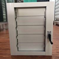 Quincaillerie pour volets à lamelles électriques modernes verticaux en aluminium, réglables, étanches et manuels