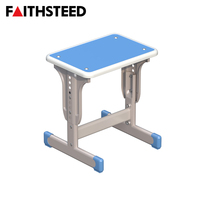Tabouret d'école pour enfants, hauteur réglable, siège ergonomique, structure métallique, surface antidérapante pour la maison et l'école