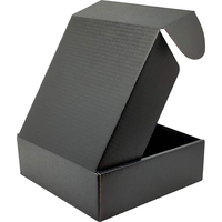 Boîtes d'emballage pliables en carton kraft rigide ondulé avec logo personnalisé, pelliculage mat, vente en gros pour chaussures et chaussettes, matériaux recyclés