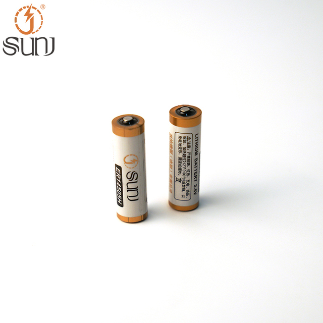 Spiral Type 3.6V 2700mAh AA Size Er14505 Primary Lithium Batteries Non- Rechargeable for Remote Control Consumer Electronics