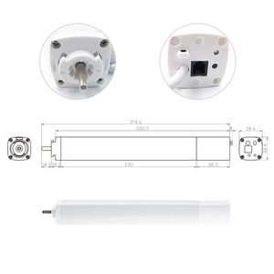 Aspecto de aleación de aluminio de alta calidad inferior a 40dB cuando se carga completamente <span class=keywords><strong>yeelight</strong></span> Motor de cortina inteligente <span class=keywords><strong>Alexa</strong></span> cortina inteligente - Product Image 6