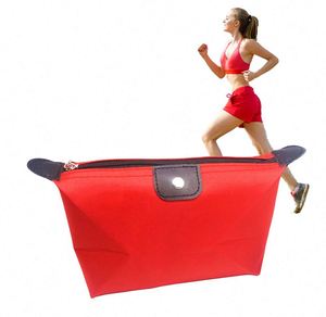 Hot Portable Dumpling Makeup <b>Bag</b> Lady Travel Cosmetic <b>Bag</b> Nylon Waterproof Beautician Make up Storage <b>Bag</b> - Product Image 2