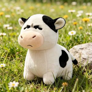 Llavero de Peluche Personalizable con Diseño Abstracto Creativo de Vaca de Pradera Súper Suave, Bordado a Mano, Regalo de Cumpleaños - Product Image 1