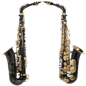 <span class=keywords><strong>Saxophone</strong></span> alto Eb professionnel de haute qualité fabriqué en Chine, fait à la main, avec finition laquée or, instrument à vent à vendre - Product Image 1