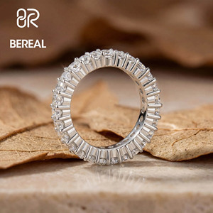 IGI Certified CVD Pear Lab Grown Diamond Wedding <b>Ring</b> Women Custom 925 <b>Silver</b> Vvs Lab Created Diamond Band <b>Ring</b> Fine Jewelry - Product Image 2