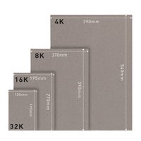 Carton gris pour reliure de livres en pâte recyclée écologique, tailles A1 A2 A3 A4 A5 et sur mesure, 1mm 2mm 3mm, sans décoloration