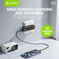 BAVIN vente en gros PC1053 5000mah 22.5w charge rapide usb type c chargeur poche de voyage portable petite banque d'alimentation