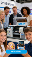 Máquina de Impresión UV Inteligente con IA de un Solo Clic para Negocios Minoristas Automatizados, Impresora de Tarjetas de PVC y Acrílico para Souvenirs y Credenciales A4