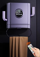 Small Size Wall-Mounted Household Electric Heater Remote Control Warm Air Bathroom Heater Quick Heating Consumer Electronics
