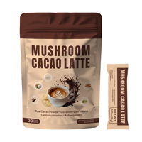 Vitahealthy OEM/ODM Poudre de Cacao au Champignon de Haute Qualité en Gros, Mélange de Cacao Brut, Noix de Coco et Cannelle de Ceylan pour Latte