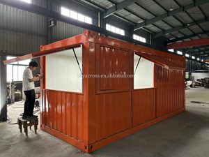 Magasin mobile d'assemblage 10ft 20ft Pop up Conteneur contemporain Bar et café Modulaire Dépanneur <span class=keywords><strong>Maison</strong></span> - Product Image 4