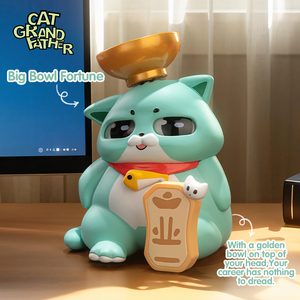 <strong>Yubi</strong> Xiu Lucky Cat Series Fortune Cat National Trend PVC Blind Box Toy Figurine Cute Doll Ornament New Year Gift - Product Image 4