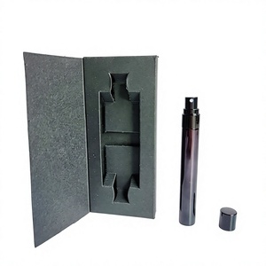 High Quality Customized Luxury Matte Black <b>Empty</b> Glass Pump Sprayer <b>Perfume</b> <b>Bottles</b> 3ml 5ml 10ml Hot Stamping Unique Box/ - Product Image 4