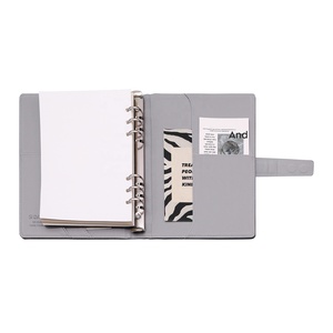 Agenda/Planificador Ejecutivo A5 Recargable 2026, Personalizada, de Lujo, con Cubierta de Cuero PU, 6 Anillas y Cierre Magnético - Product Image 5