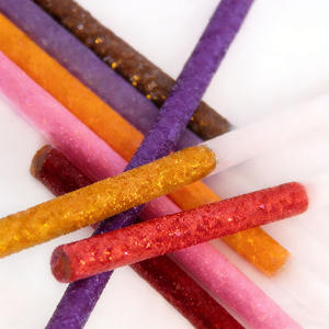 Merri augurio verde rosa sfumato candela colore romantico festa di compleanno esile candela per festa di nozze - Product Image 3